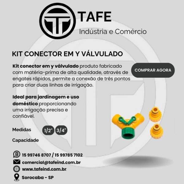 KIT CONECTOR EM Y VÁLVULADO