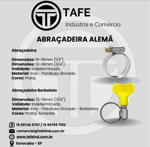 Abraçadeira Alemã